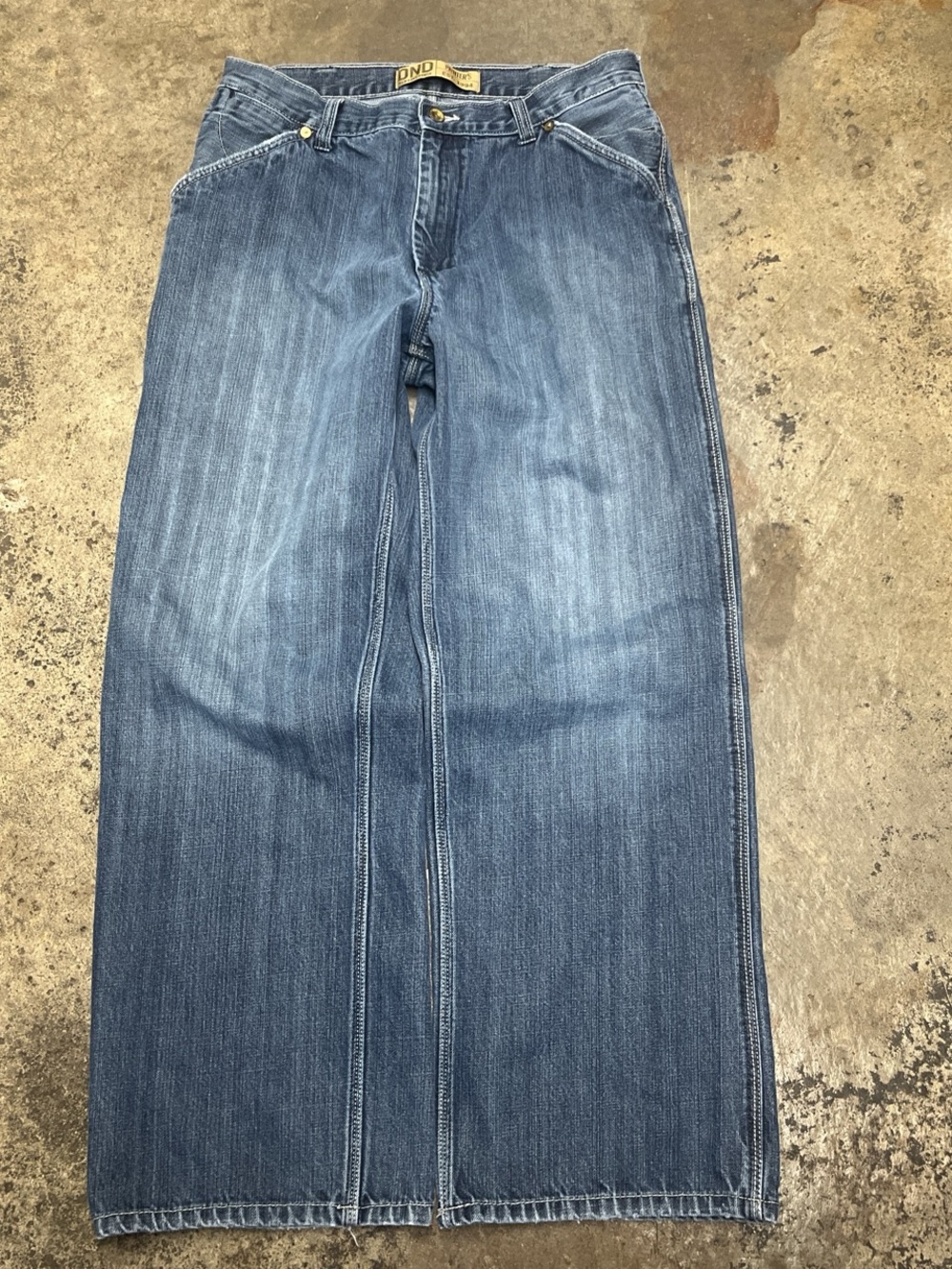 Y2K Old Navy 5 Pocket Jeans Men’s 33 x 32 Faded Loose Grunge Streetwear Rare 00s